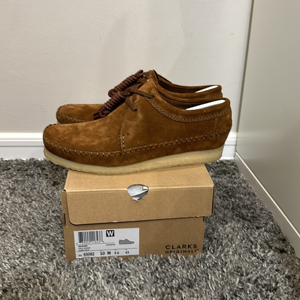 Clarks Weaver. Cola Suede Color - image 3